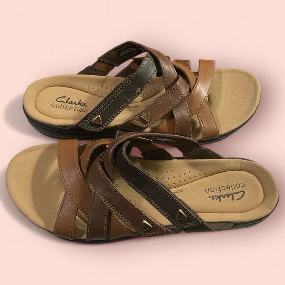 Clark’s LaurieAnn Bali Brown Sandals, Size 8.5 Women’s-NWT - Picture 6 of 7
